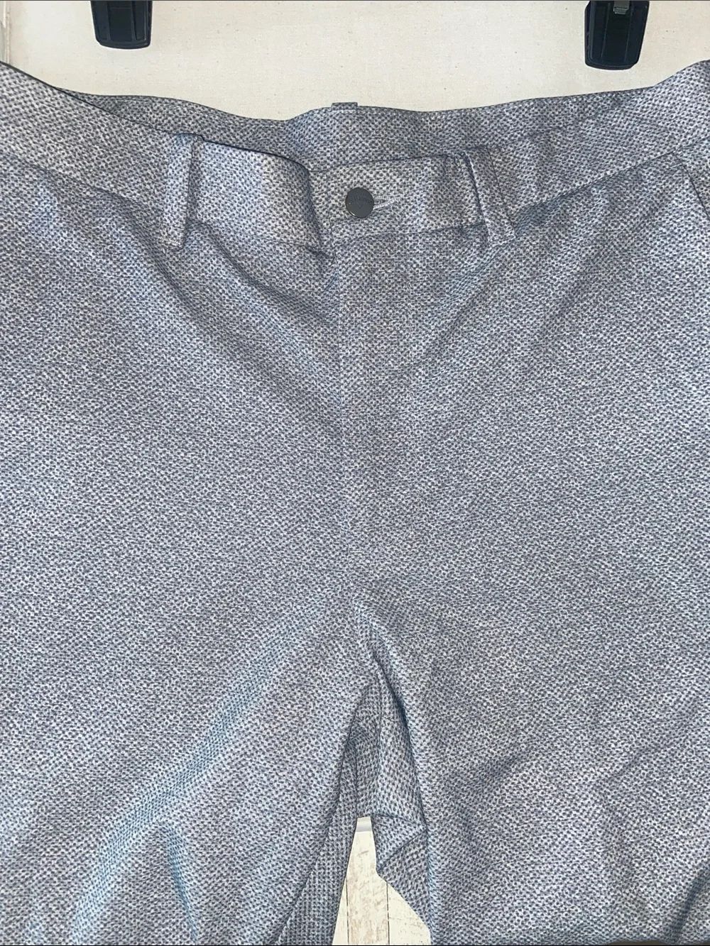 Callaway Men's Light Gray Micro-Pattern Flat Front Shorts